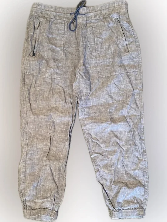 Athleta Drawstring Linen Joggers - Picture 2 of 4